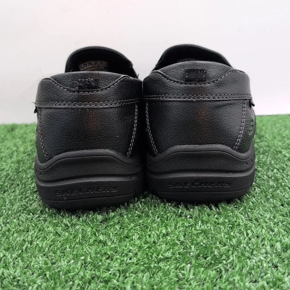 Skechers Harper-Forde Shoes Men's Size 10 Black Slip On Loafers‎ Daily Dress